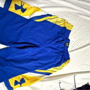 Under Armour Blue and White Sports Shorts